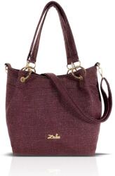 ZELLIA Női Válltáska Zlb475 Bordó - Shimmer - (ZLK-zlb475-29279173)