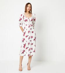 Dorothy Perkins Krémszínű Midiklasszikus Ruha Rövid Ujjú Virágmintás Dorothy Perkins 40