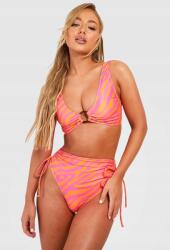Boohoo LC42310 Boohoo Kétrészes Fürdőruha Állatmintás Húzózsinóros (27) L (gzz46176)