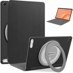  LEATHER Husă tip flip pentru Lenovo Tab Plus Gen 2 negru