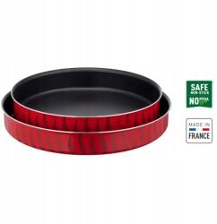 Tefal Két kerek sütőlap Tefal 30/34cm Tempo Flame Magasság- 5cm (J5716783)