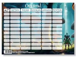 PD Órarend PD 165x117mm fiús