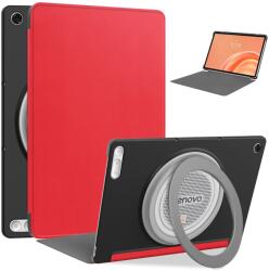  Husă LEATHER tip carte pentru Lenovo Tab Plus Gen 2 roșu