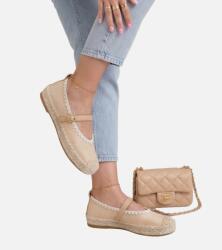 Gemre Bézs Espadrilles Platformos Pántos Ada 37-es méret (903-588)