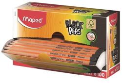 Maped Ceruza MAPED Black Peps FSC 100%-os háromszögletű HB