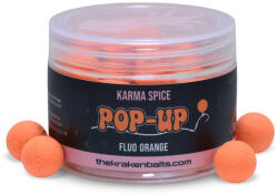 Kraken Baits Karma Spice Fluo Orange Pop Ups fluo lebegő bojli 18mm (K-KSFP18)