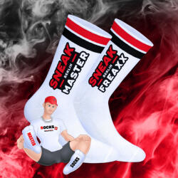 SneakFreaxx SNEAK BERLIN MASTER - Prémium fehér zokni az eleganciáért - szexvital