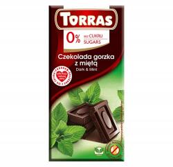 TORRAS Étcsokoládé mentával cukor nélkül 75g Torras (8410342003218)