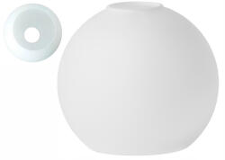 LED-ONE Üveg lámpabúra E27-es lámpákhoz Tejgömb Fehér nyitott gömb (MG1099)