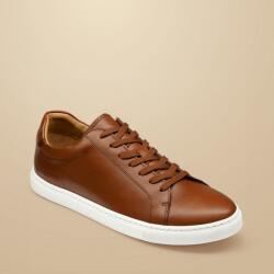 Charles Tyrwhitt Leather Sneakers - Dark Tan - 47, 5
