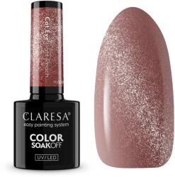 Claresa Oja Semipermanenta Claresa Nude Glow Cat Eye Light Peach 5g