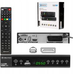 Cabletech DVB-T2/C Dekóder Cabletech URZ0336C Hevc H. 265 10BIT Hdmi Scart (Tuner HEVC PVR LAN YouTube Internet)