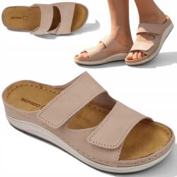 Befado 40 Női flip-flop papucs Természetes Bőr Kényelmes otthoni viselet (Befado 158D306)