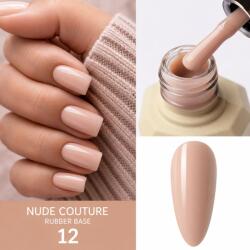 Everin Rubber Base Everin Nude Couture 12 - Bază Rubber Nude Bej HEMA & TPO Free (NC-12)