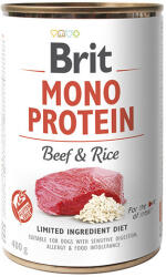 Brit Care Mono Protein Marha barna rizzsel Konzerv kutyatáp 400 g