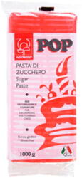 Modecor Pasta zahar Pop Rosu Intens, Acoperire si Decoruri, 1 Kg Modecor (25470)