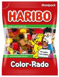 HARIBO DE Color-Rado gyümölcsös ízű zselé és édesgyökér ízű cukorka 1 kg (27779)