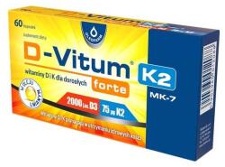 Oleofarm D3-vitamin 2000 NE és K2 MK-7 D-Vitum Forte Oleofarm (60 kapszula)