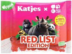 Katjes DE Red List vegán zselés cukorka veszélyeztetett állatok alakjában, 210 g (27824)