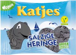 Katjes DE Salzige Heringe Vegan édes-sós, édesgyökér ízű, hal alakú cukorka 210 g (27829)