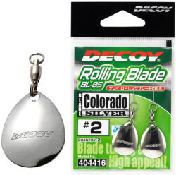 Decoy BL-8S Rolling Blade - #3 Colorado Silver - villantó penge forgókapoccsal