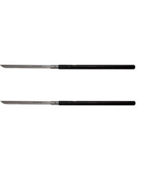 DEPOX Pachet doua sabii de vanatoare, Shaolin Master, model baston, 87 cm, negru, teaca inclusa (2610)