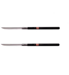 DEPOX Pachet doua Sabii de vanatoare Shaolin Master, model baston, 55 cm, negru, teaca inclusa (2606)
