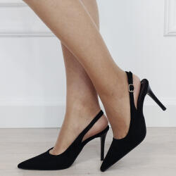 MARQUIIZ Pantofi eleganti negri cu toc subtire 5001 01 (5001BLACK-39)