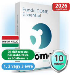 Panda Dome Essential 10 eszközre 3 évre (elektronikus licensz) (C03YPDE0E10)