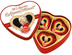 Reber Mozart Herz'l Praliné Szív alakú Fémdobozban 60 g