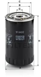 Mann Filter Olajszűrő W 840/2
