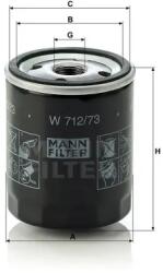 Mann Filter Olajszűrő W 712/73