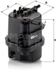 Mann Filter Üzemanyagszűrő WK 9015 x