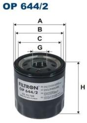 FILTRON Olajszűrő OP 644/2