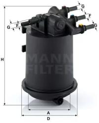 Mann Filter Üzemanyagszűrő WK 939/1