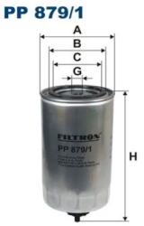 FILTRON Üzemanyagszűrő PP 879/1 - runder