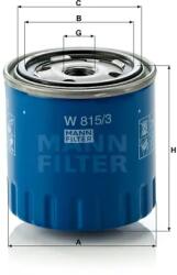 Mann Filter Olajszűrő W 815/3