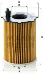 Mann Filter Olajszűrő HU 716/2 x