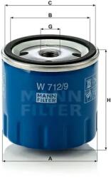 Mann Filter Olajszűrő W 712/9