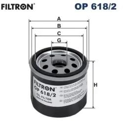 FILTRON Olajszűrő OP 618/2