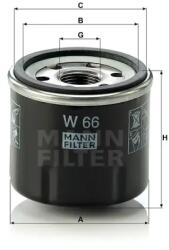 Mann Filter Olajszűrő W 66