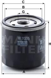 Mann Filter Olajszűrő W 7035