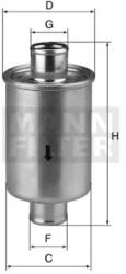 Mann Filter Olajszűrő W 76/1