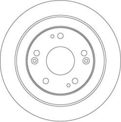 TRW Féktárcsa tömör Ø276mm DF6526