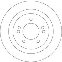 TRW Féktárcsa tömör Ø284mm DF6367