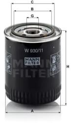 Mann Filter Olajszűrő W 930/11