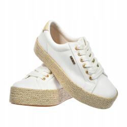 Big Star Női cipő Big Star espadrilles kényelmes stílusos tornacipő TT274349 fehér 41 (TT274349)
