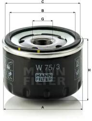 Mann Filter Olajszűrő W 75/3