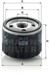 Mann Filter Olajszűrő W 77