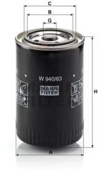 Mann Filter Olajszűrő W 940/63
